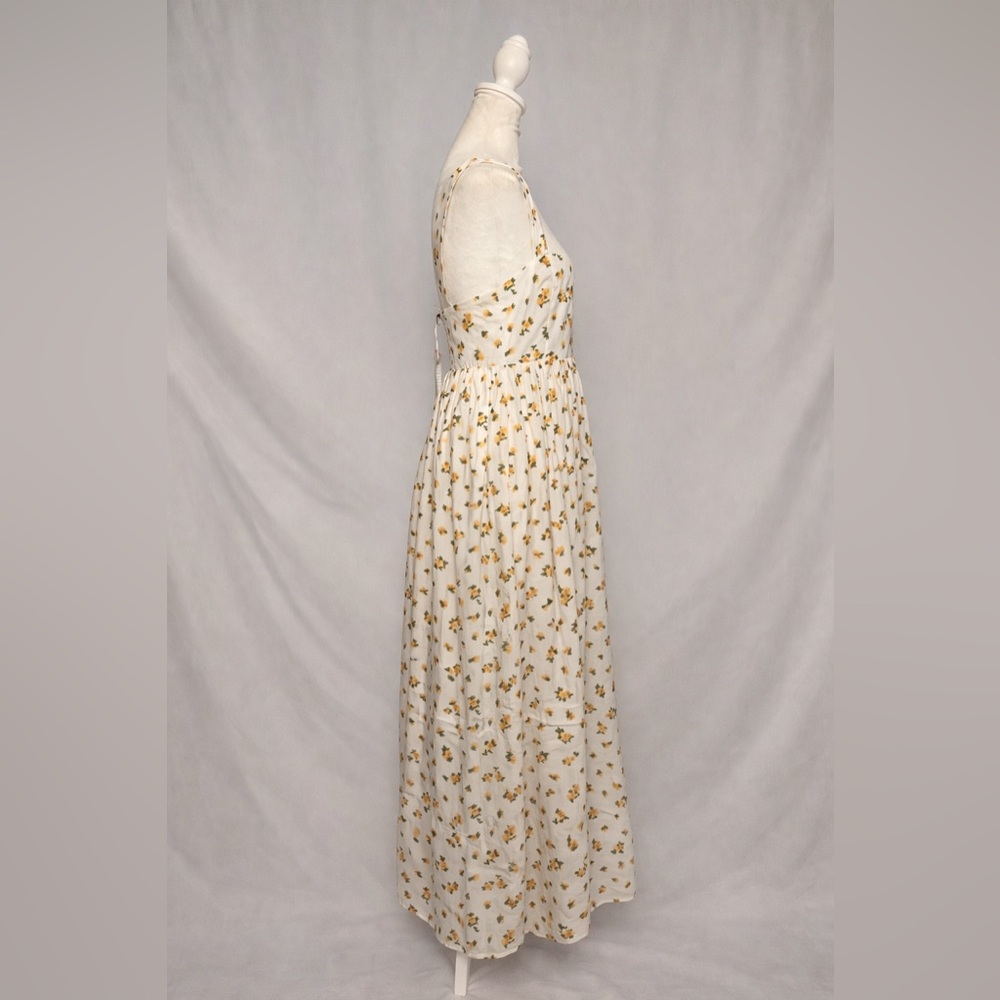NWT / J.Crew Squareneck midi dress in budding rose print - Picture 3 of 5